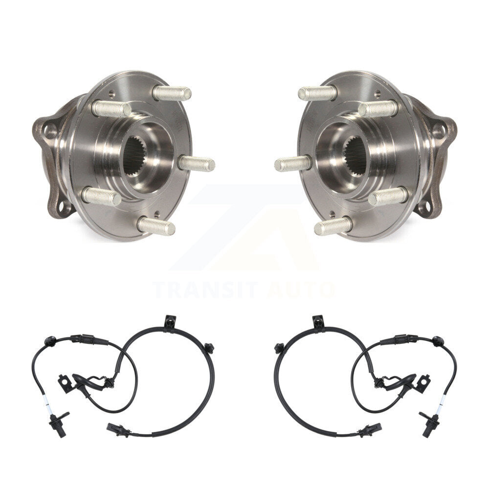 Wheel Hub Bearing And ABS Sensor Front Kit For 2018 Hyundai Sonata with Harness