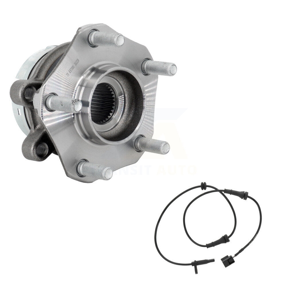 Wheel Hub Bearing And ABS Sensor Front Left Kit For Nissan Murano