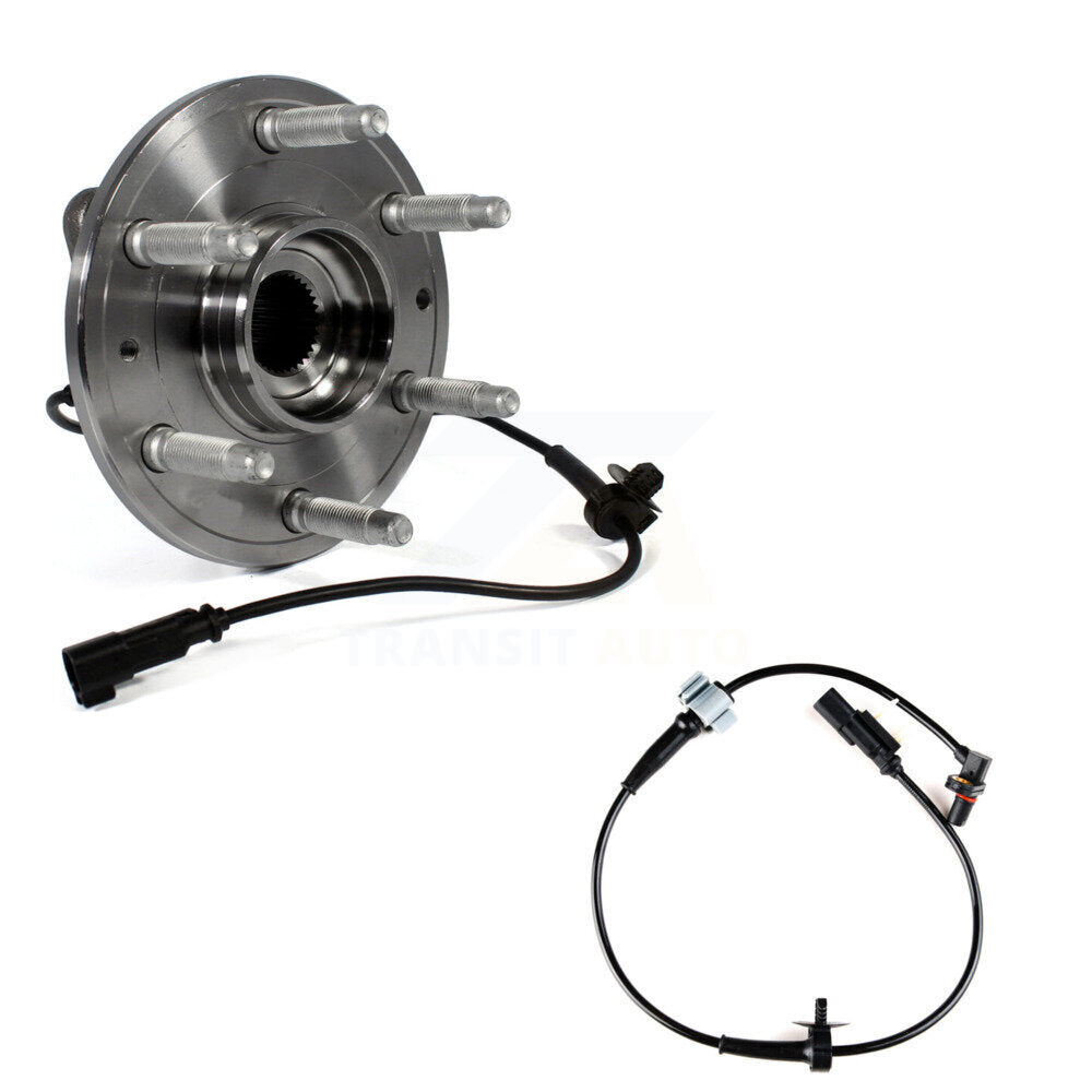 Wheel Hub Bearing Extra Sensor Front Kit For 19-20 GMC Yukon XL 4WD with Harness