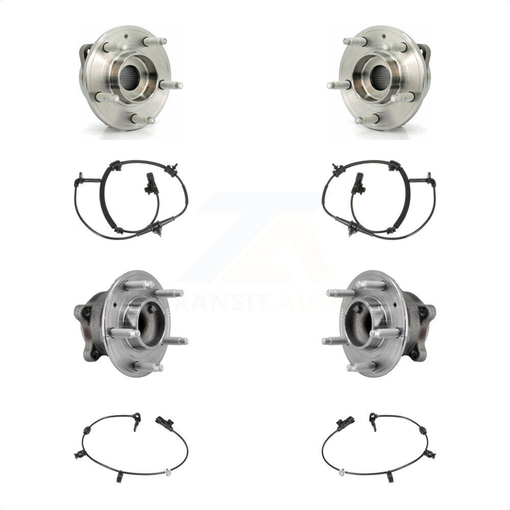 Wheel Hub Bearing And ABS Sensor Front Rear Kit For Buick Verano Chevrolet Volt