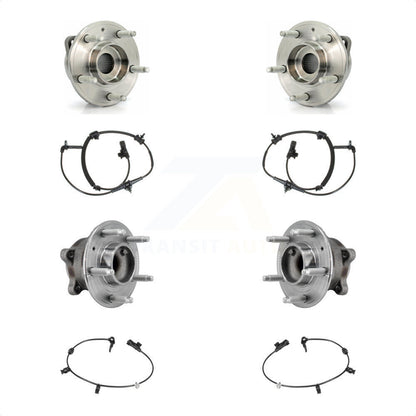Wheel Hub Bearing And ABS Sensor Front Rear Kit For Buick Verano Chevrolet Volt
