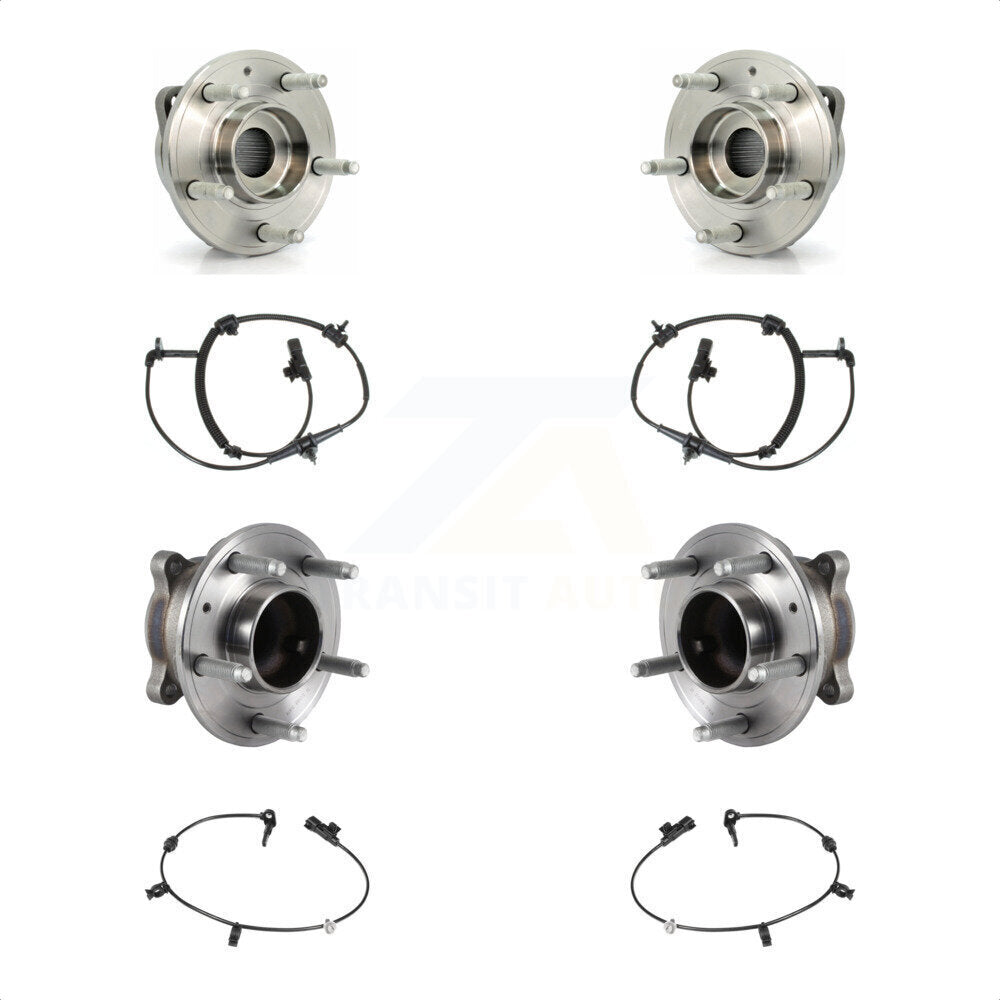 Wheel Hub Bearing And ABS Sensor Front Rear Kit For Buick Verano Chevrolet Volt