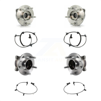 Wheel Hub Bearing And ABS Sensor Front Rear Kit For Buick Verano Chevrolet Volt