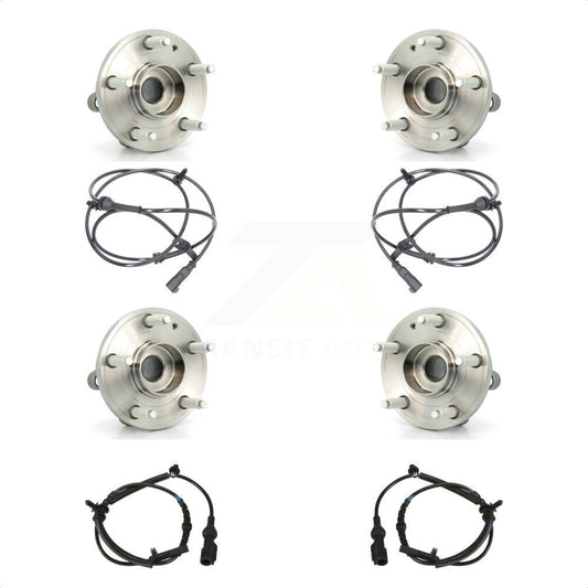 Wheel Hub Bearing And ABS Sensor Front Rear Kit For Ford Explorer