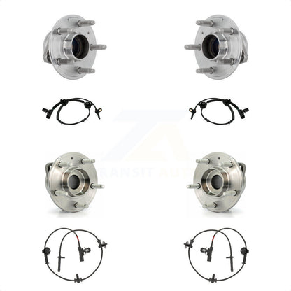 Wheel Hub Bearing And ABS Sensor Front Rear Kit For 2013-2019 Cadillac ATS RWD