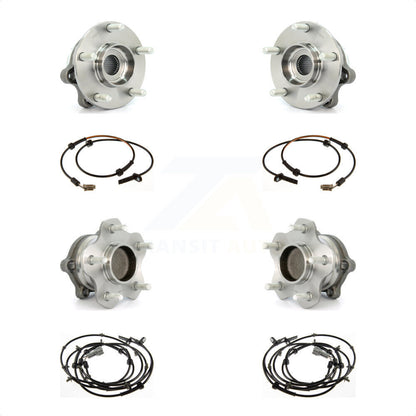 Wheel Hub Bearing Sensor Front Rear Kit For Nissan Altima 2.5L with 4-Wheel ABS
