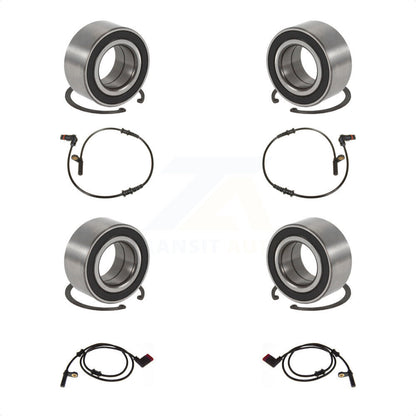 Wheel Bearing ABS Sensor Front Rear Kit For 2007 Mercedes-Benz C280 with Harness