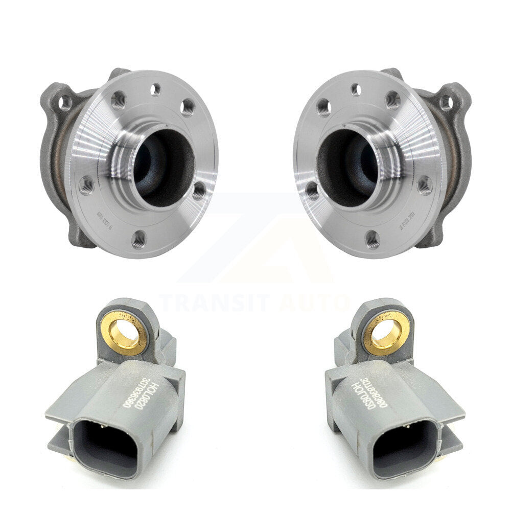 Wheel Hub Bearing And ABS Sensor Rear Kit For Volvo XC70 S80 S60 V60 V70