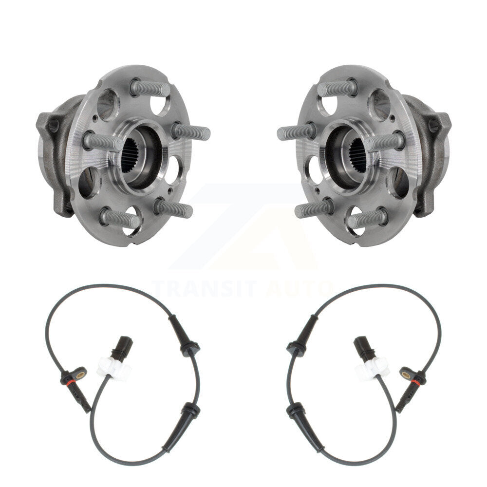 Wheel Hub Bearing & ABS Sensor Rear Kit For Honda Accord Crosstour with Harness