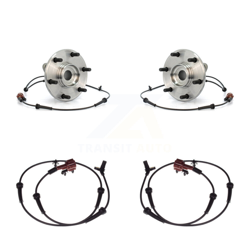 Wheel Hub Bearing And Extra ABS Sensor Rear Kit For Nissan Armada INFINITI QX56