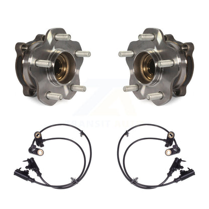 Wheel Hub Bearing & Sensor Rear Kit For 06-07 INFINITI M35 3.5L with 4-Wheel ABS