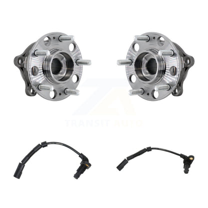 Wheel Hub Bearing Sensor Rear Kit For Hyundai Genesis 3.8L/5.0L with 4-Wheel ABS