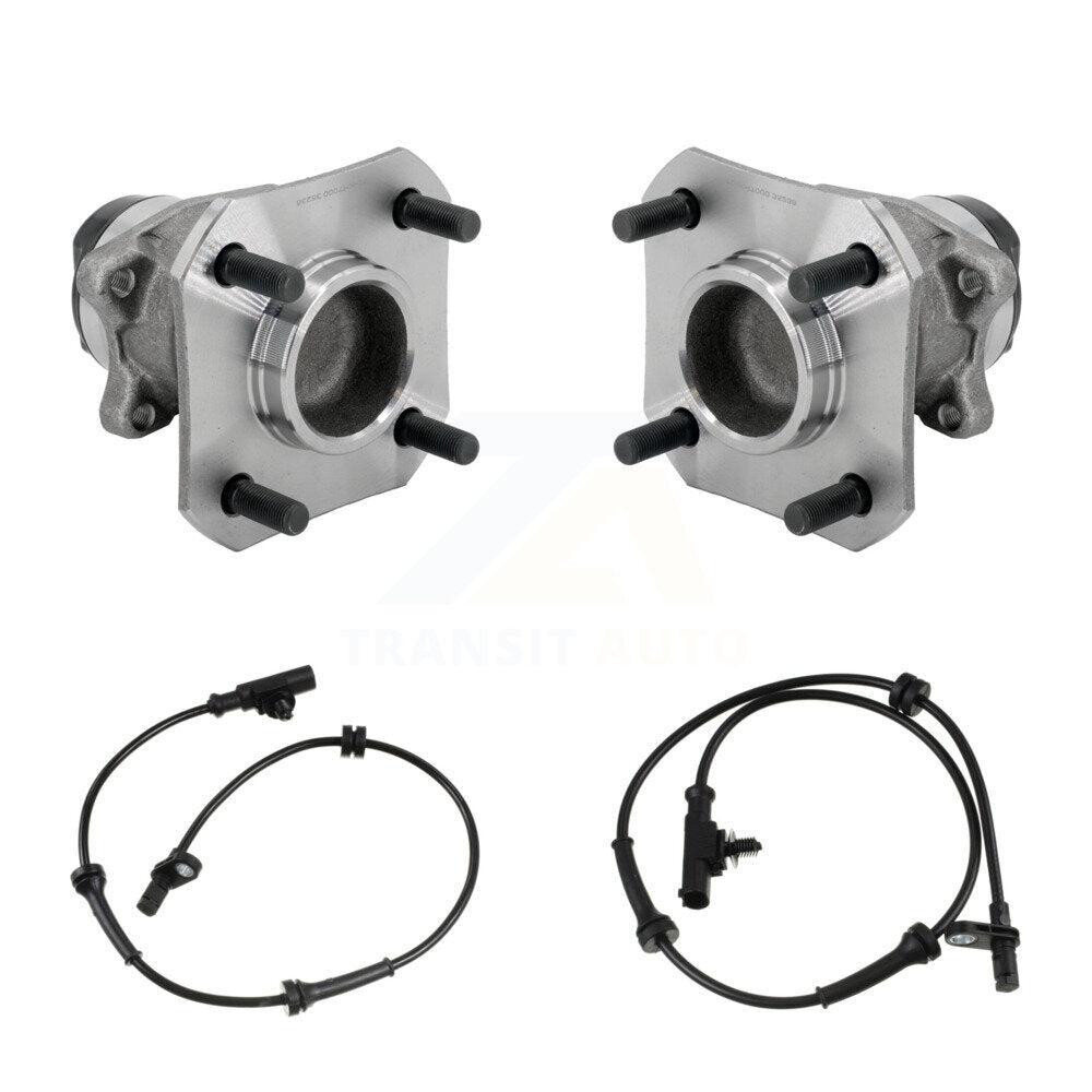 Wheel Hub Bearing & Sensor Rear Kit For 09-14 Nissan Cube 1.8L with 4-Wheel ABS