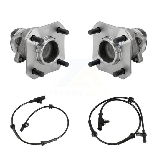 Wheel Hub Bearing & Sensor Rear Kit For 09-14 Nissan Cube 1.8L with 4-Wheel ABS