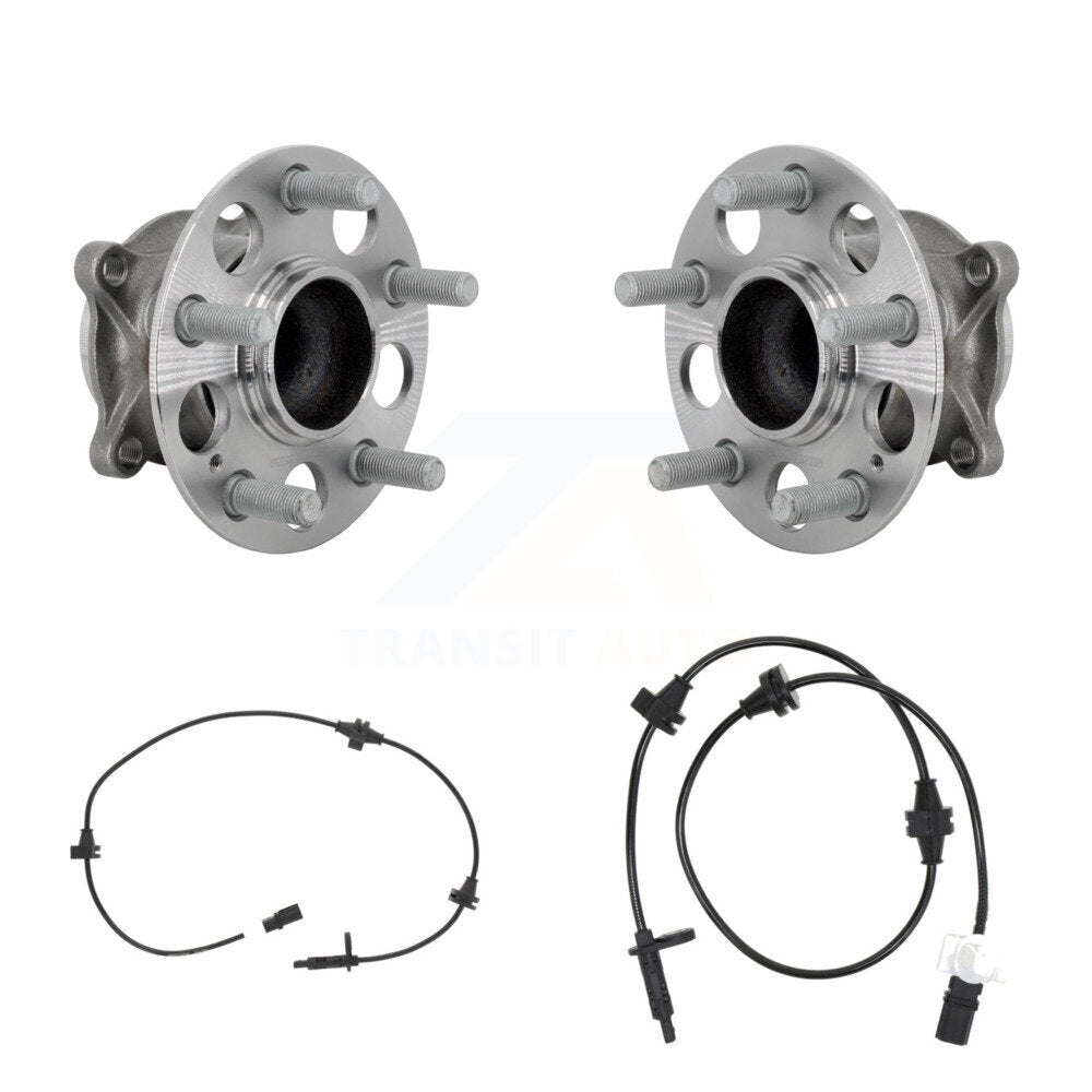 Wheel Hub Bearing And ABS Sensor Rear Kit For Honda Pilot Passport