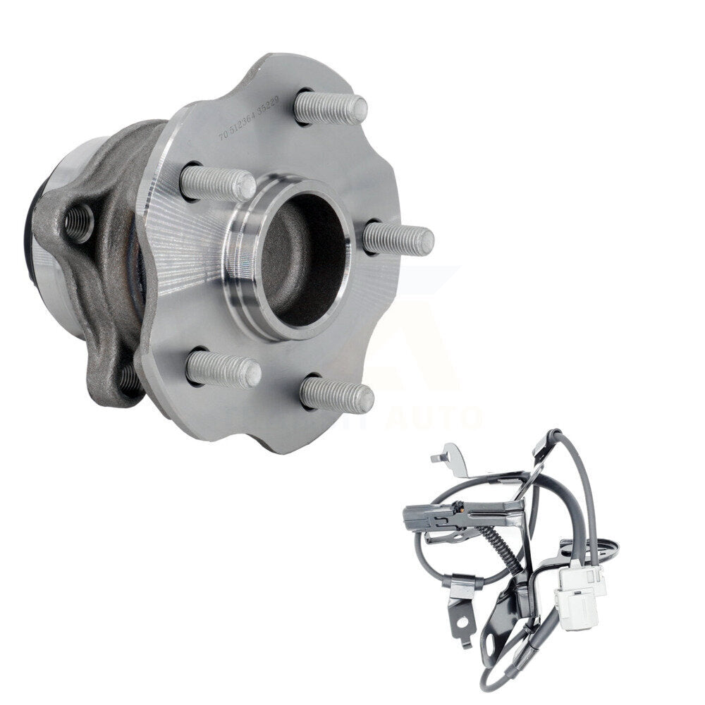 Wheel Hub Bearing & ABS Sensor Rear Kit For Lexus RX350 Toyota Highlander RX450h