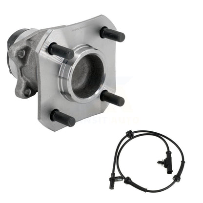 Wheel Hub Bearing & Sensor Rear Kit For 09-14 Nissan Cube 1.8L with 4-Wheel ABS