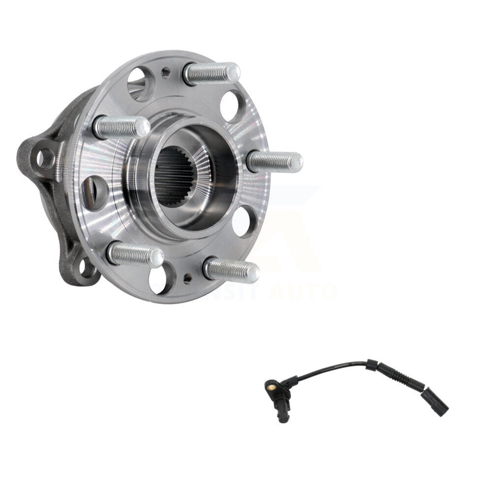 Wheel Hub Bearing Sensor Rear Kit For Hyundai Genesis 3.8L/5.0L with 4-Wheel ABS