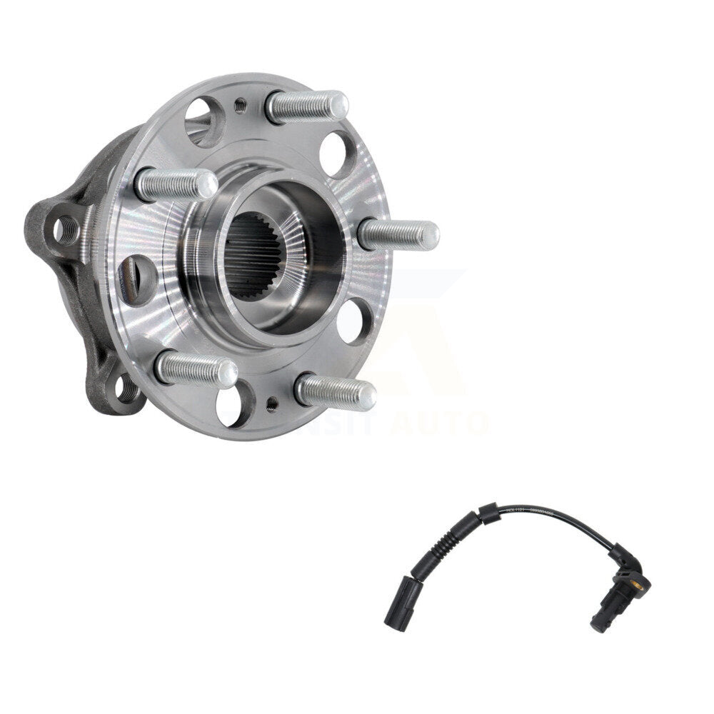 Wheel Hub Bearing Sensor Rear Kit For Hyundai Genesis 3.8L/5.0L with 4-Wheel ABS