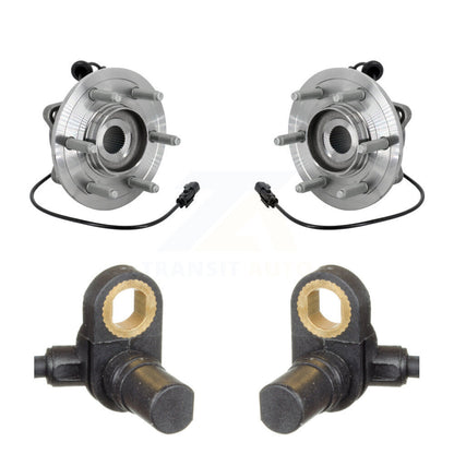 Wheel Hub Bearing And ABS Sensor Rear Kit For Ford Expedition Lincoln Navigator