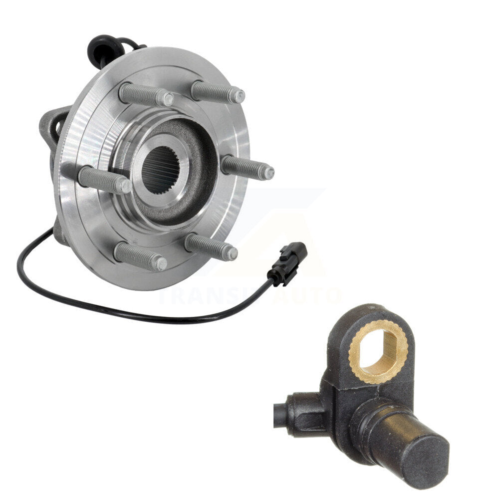 Wheel Hub Bearing And ABS Sensor Rear Kit For Ford Expedition Lincoln Navigator