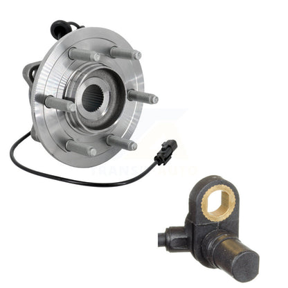 Wheel Hub Bearing And ABS Sensor Rear Kit For Ford Expedition Lincoln Navigator