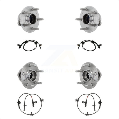 Wheel Hub Bearing And ABS Sensor Front Rear Kit For Cadillac CTS