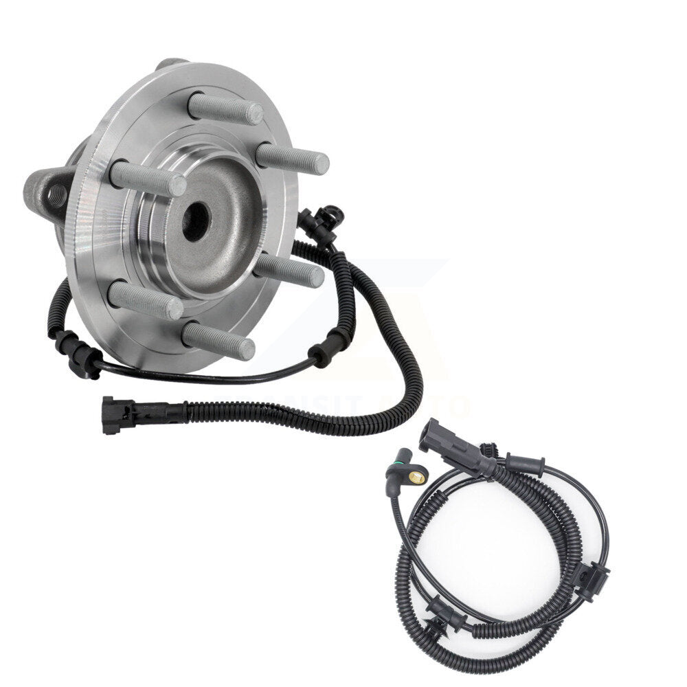 Wheel Hub Bearing And ABS Sensor Front Kit For Ford F-150