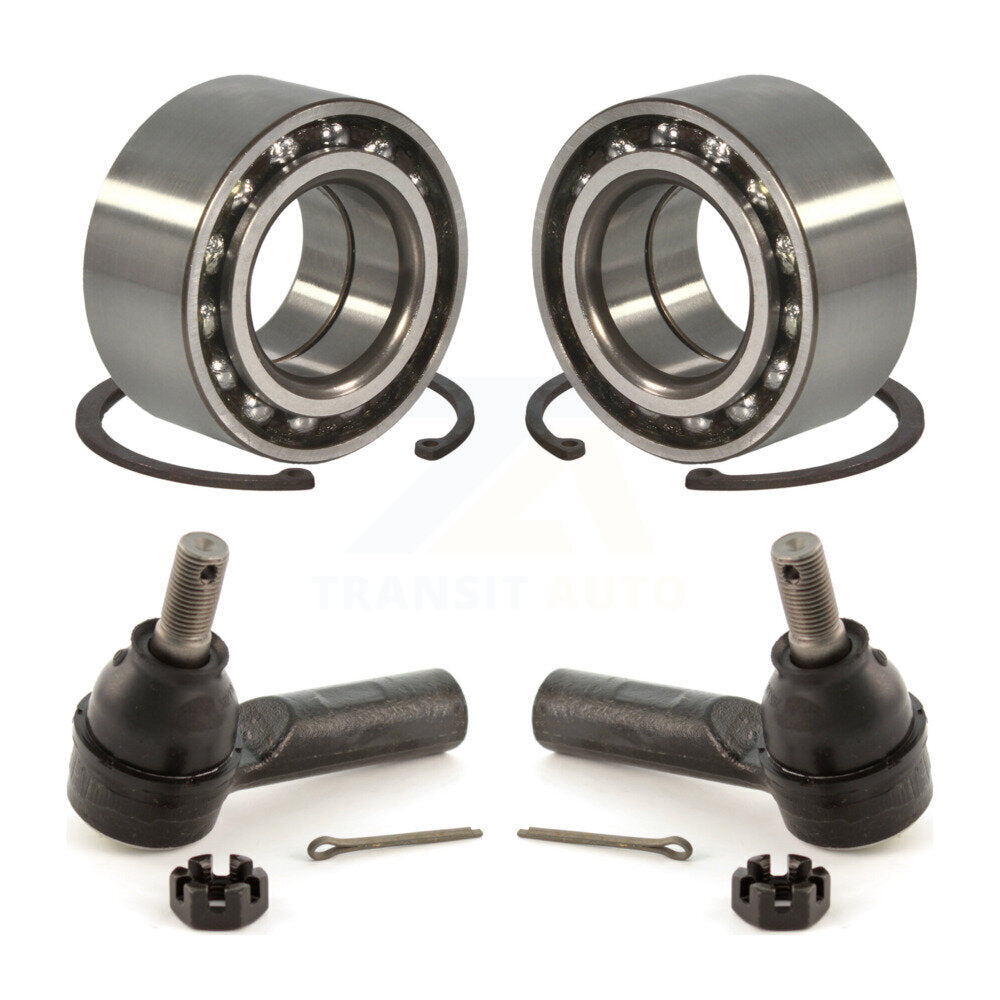 Wheel Bearing And Tie Rod End Front Kit For Toyota Corolla Prizm Geo Chevrolet