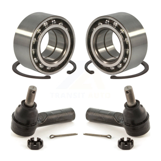 Wheel Bearing And Tie Rod End Front Kit For Toyota Corolla Prizm Geo Chevrolet