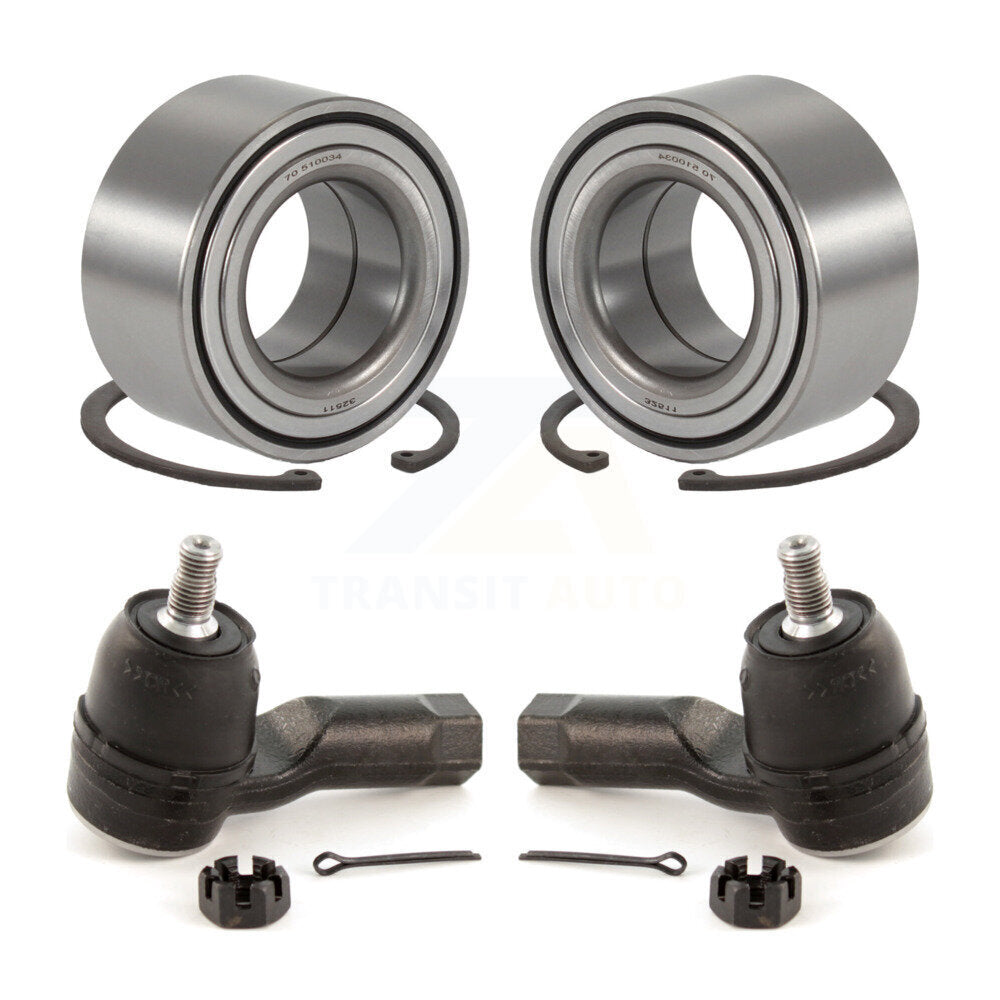 Wheel Bearing And Tie Rod End Front Kit For 2001-2006 Hyundai Santa Fe