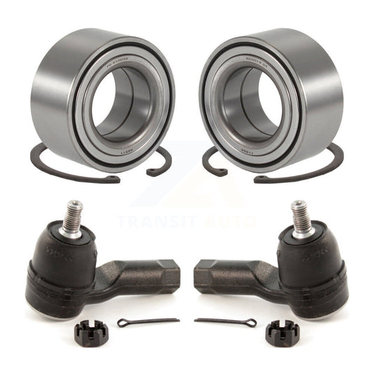 Wheel Bearing And Tie Rod End Front Kit For 2001-2006 Hyundai Santa Fe