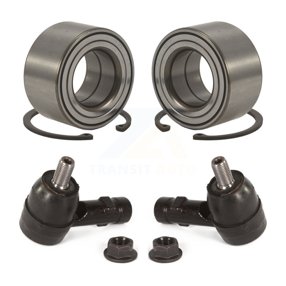 Wheel Bearing And Tie Rod End Front Kit For Hyundai Accent Tiburon Elantra