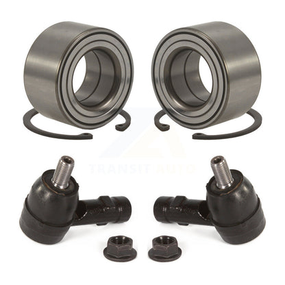 Wheel Bearing And Tie Rod End Front Kit For Hyundai Accent Tiburon Elantra