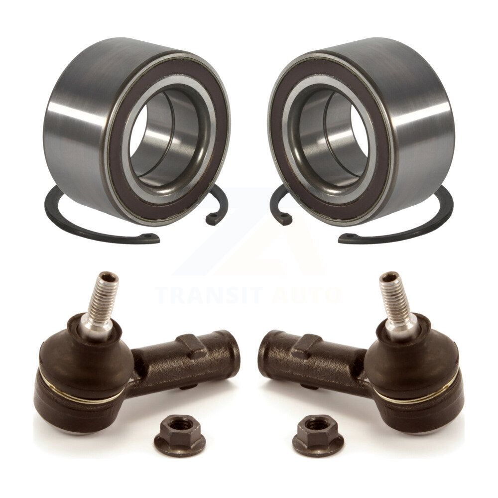 Wheel Bearing And Tie Rod End Front Kit For Ford Focus