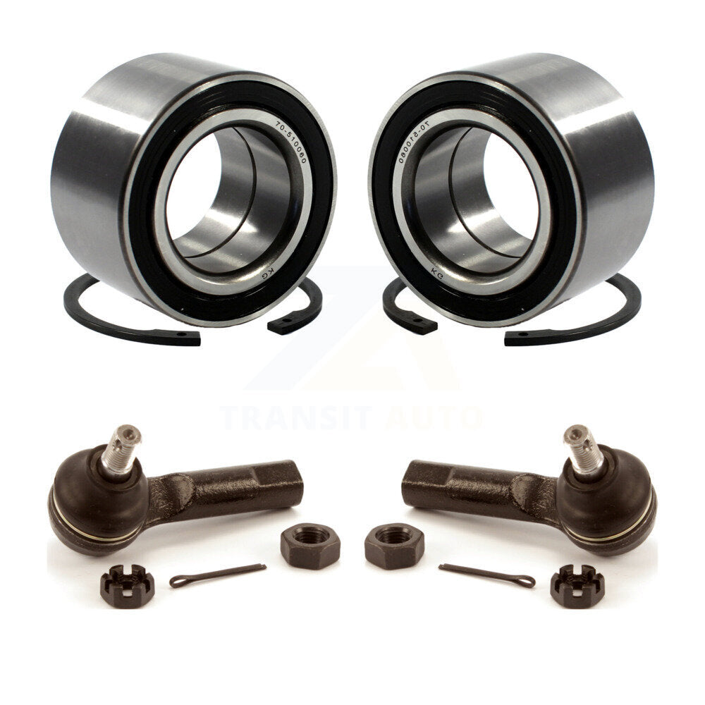Wheel Bearing & Tie Rod End Front Kit For Nissan Maxima Altima INFINITI I35 I30