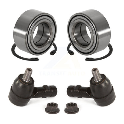 Wheel Bearing And Tie Rod End Front Kit For 2003-2008 Hyundai Tiburon 2.7L