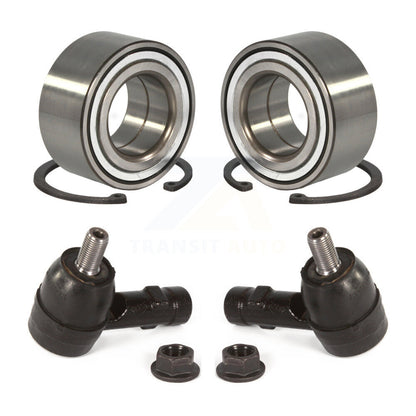 Wheel Bearing And Tie Rod End Front Kit For Hyundai Elantra Kia Spectra Tiburon