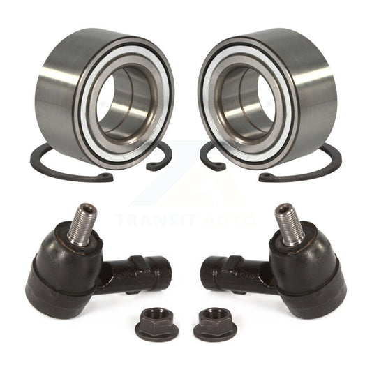 Wheel Bearing And Tie Rod End Front Kit For Hyundai Elantra Kia Spectra Tiburon
