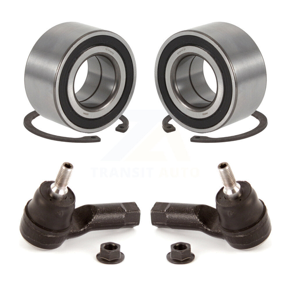 Wheel Bearing And Tie Rod End Front Kit For 2003-2006 Mitsubishi Outlander