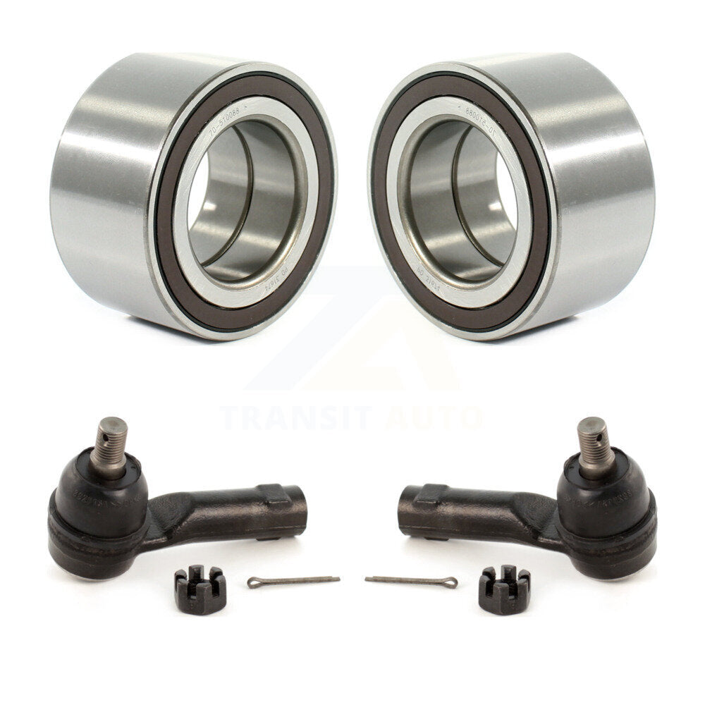 Wheel Bearing And Tie Rod End Front Kit For 2006-2014 Honda Ridgeline