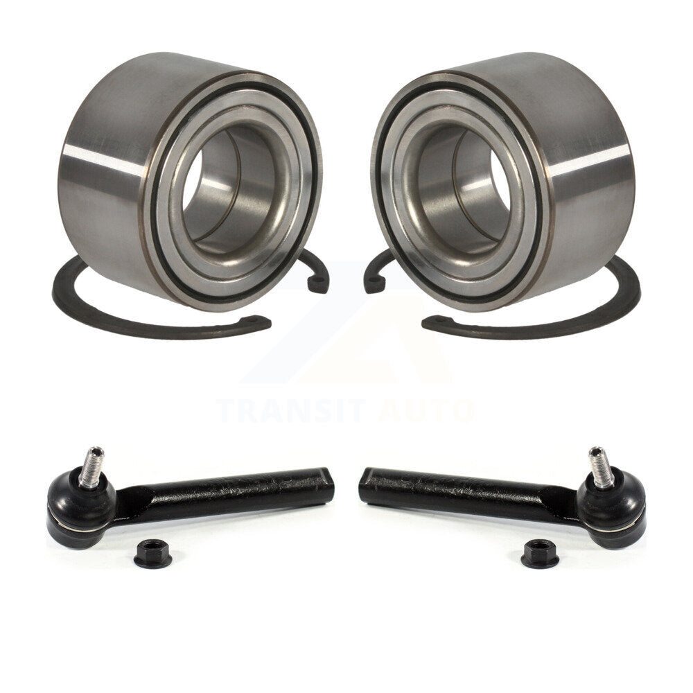 Wheel Bearing And Tie Rod End Front Kit For 2012-2019 Fiat 500