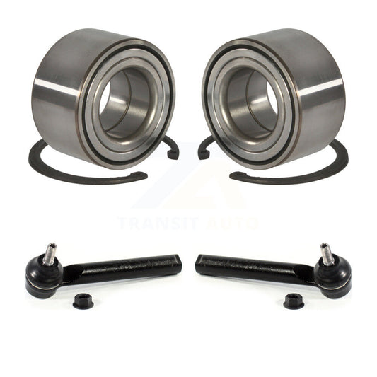 Wheel Bearing And Tie Rod End Front Kit For 2012-2019 Fiat 500
