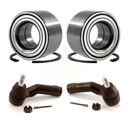 Wheel Bearing And Tie Rod End Front Kit For Mazda 3 Non-ABS