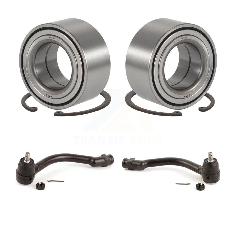 Wheel Bearing And Tie Rod End Front Kit For 2006-2010 Hyundai Sonata