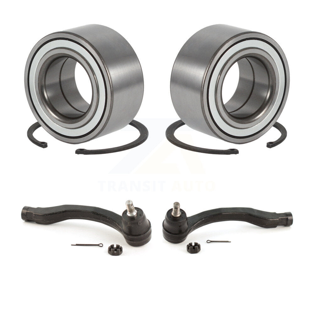Wheel Bearing And Tie Rod End Front Kit For 1997-2001 Honda CR-V