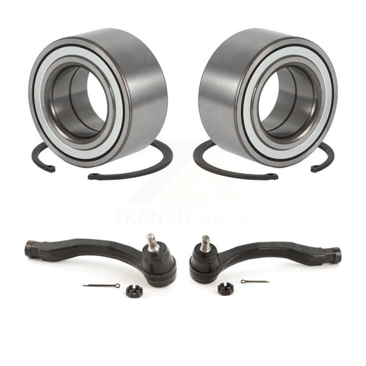 Wheel Bearing And Tie Rod End Front Kit For 1997-2001 Honda CR-V