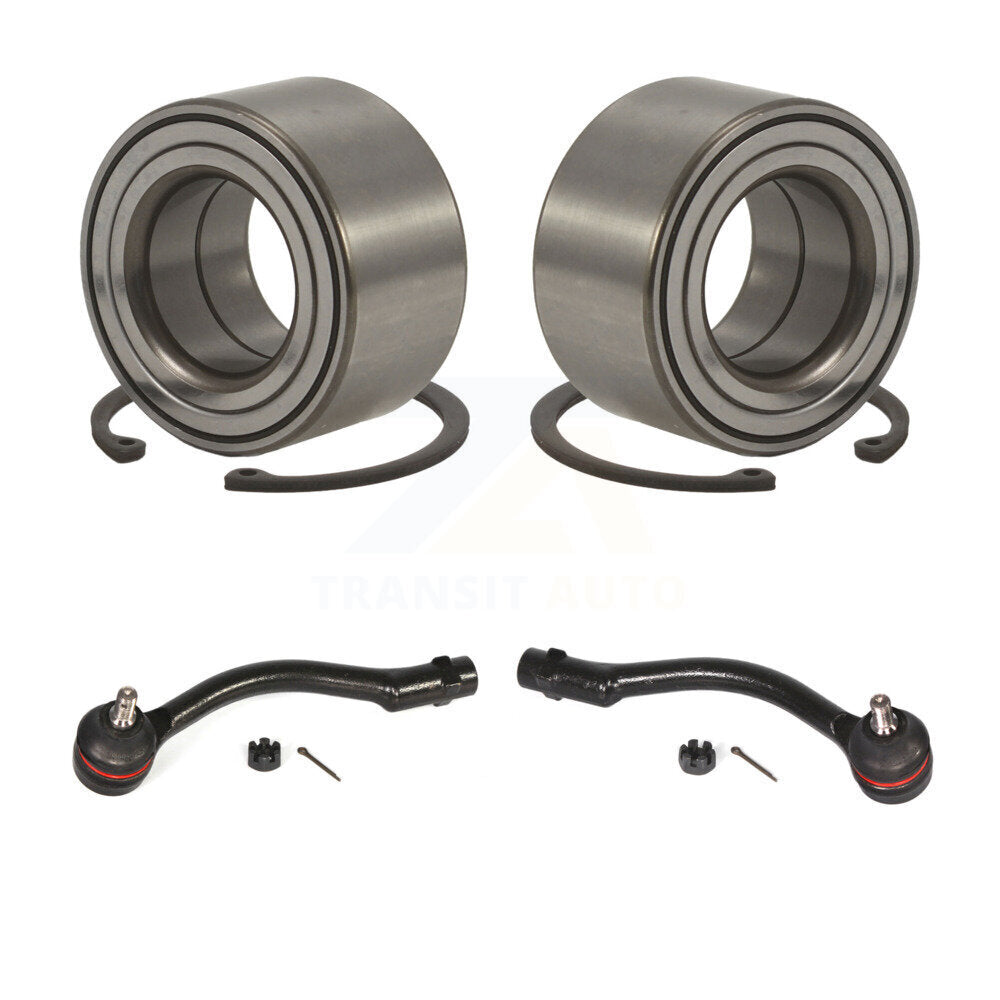 Wheel Bearing And Tie Rod End Front Kit For 2012-2017 Hyundai Accent