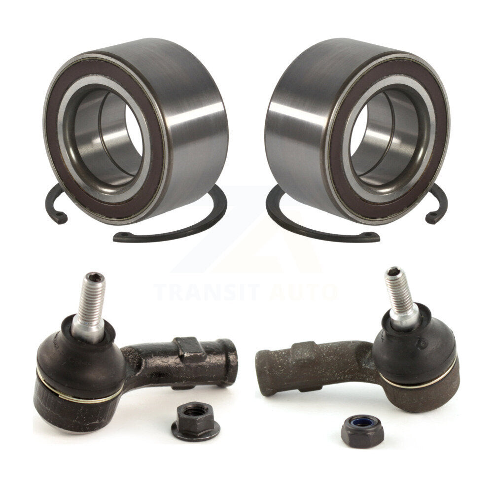 Wheel Bearing And Tie Rod End Front Kit For Ford Focus