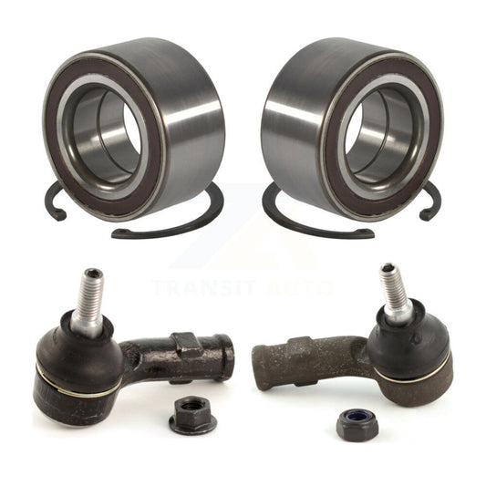 Wheel Bearing And Tie Rod End Front Kit For Ford Focus
